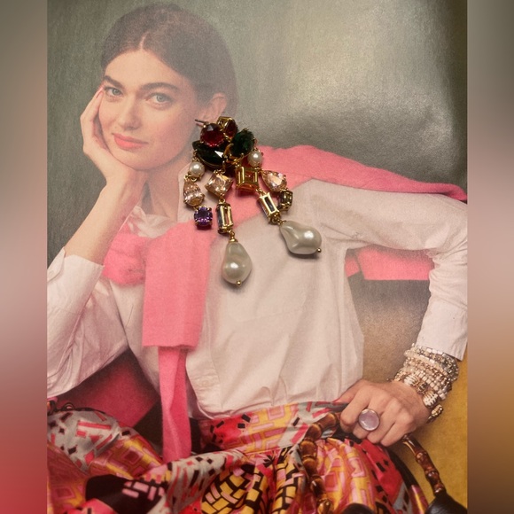 Kate Spade NWOT Elegant Multicolor Drop Earrings - Picture 3 of 5